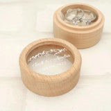 Personalized Wedding Ring Box Wood Ring Bearer Box Wedding Ring Holder