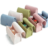 Mini Portable Jewelry Storage Bag Bead Flannel Cloth Snap Bag
