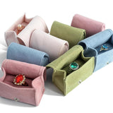 Mini Portable Jewelry Storage Bag Bead Flannel Cloth Snap Bag