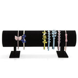 Velvet Headband Holder Wrist Watch Hair Bow Display T Bar