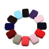 Flannelette Pendant Packaging Box Necklace Single Jewelry Box Multicolor