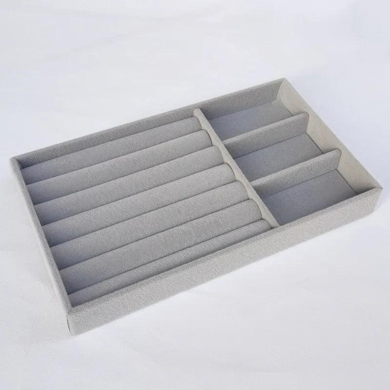Stackable Jewelry Holder Box Earrings Necklace Organizer