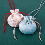 Brocade Flower Embroidery Sachet Bag Car Hanging