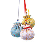 Brocade Flower Embroidery Sachet Bag Car Hanging