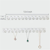 Acrylic Jewelry Storage Rack Earring Necklace Holder