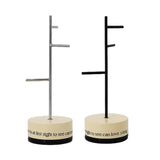 3 Tier Rotating Jewelry Stand Organizer - Earrings Rings Display