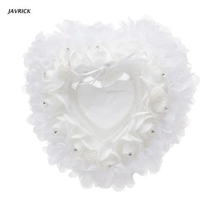 Lace Edge Ring Pillow Bride and Groom Ring Box Wedding Supplies