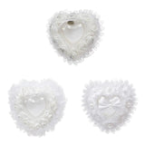 Lace Edge Ring Pillow Bride and Groom Ring Box Wedding Supplies