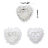Lace Edge Ring Pillow Bride and Groom Ring Box Wedding Supplies