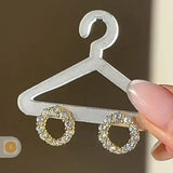 Acrylic Earrings Storage Rack Transparent Display Stand Jewelry Props Mini Shelf