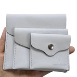 Silver Grey Jewelry Bag PU Leather Packaging Gift Bag