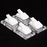 TONVIC 40pcs Plastic Ring Display Stand Holder Jewelry Clear