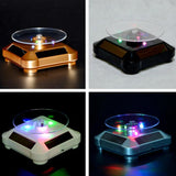 Solar Powered Rotary Display Stand Jewelry Holder