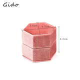 Engagement Jewelry Holder Double Rings Box