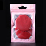 50pcs Reusable PVC Jewelry Zipper Bags for Display and Storage