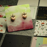 100 Pcs Jewelry Packaging & Display Card Brooch Earrings Hairpin Tags DIY