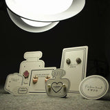 100 Pcs Jewelry Packaging & Display Card Brooch Earrings Hairpin Tags DIY
