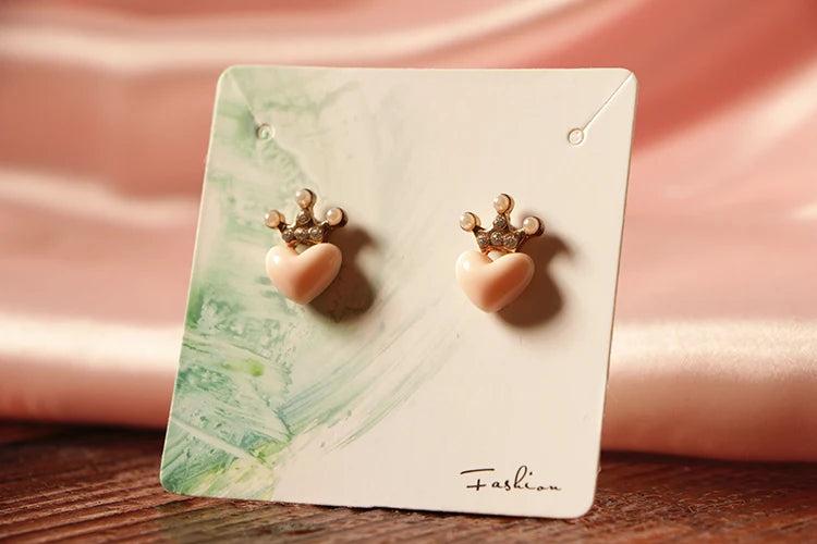100 Pcs Jewelry Display Tags Brooch Earrings Hairpin Cards DIY Packaging