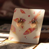 100 Pcs Jewelry Display Tags Brooch Earrings Hairpin Cards DIY Packaging