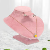 Jewelry Bust Pendant Display Stand Holder Necklace Mannequin