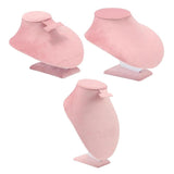 Jewelry Bust Pendant Display Stand Holder Necklace Mannequin