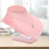 Jewelry Bust Pendant Display Stand Holder Necklace Mannequin