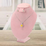 Jewelry Bust Pendant Display Stand Holder Necklace Mannequin
