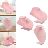 Jewelry Bust Pendant Display Stand Holder Necklace Mannequin