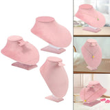 Jewelry Bust Pendant Display Stand Holder Necklace Mannequin