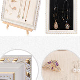 Velvet Jewelry Pendant Necklace Chain Display Stand Holder