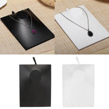 PU Leather Necklace Pendant Display Stand Holder