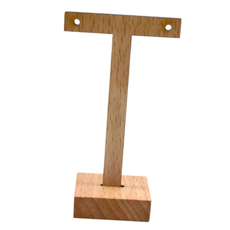 Vintage Wood Jewelry Hanging Storage Holder Rack