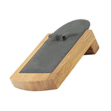 Wooden Velvet Organizer Display Box Storage Shelf