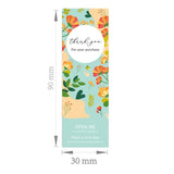 75PCS Flower Thank You Sealed Sticker Greeting Label Cards