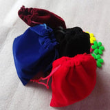 50pcs Velvet Jewelry Bags Pouch Flannel Drawstring Christmas Wedd