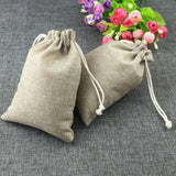 Jute Bag Drawstring Jewelry Packaging for Events