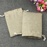 Jute Bag Drawstring Jewelry Packaging for Events