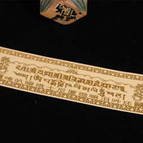 Tibetan Buddhism Copper Foil Hollow Ruyi Decoration