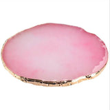 Earring Bracelet Jewelry Display Stand Holder Case Agate Storage Tray