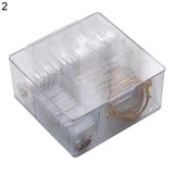 Earring Organizer Flip-open Lid Anti-abrasive Plastic Storage Box