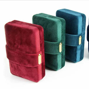 Creative Diamond Ring Earring Box Portable Jewelry Box