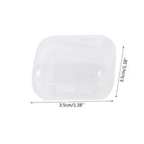 10Pcs Mini Plastic Storage Container Box Clear Square Box for Jewelry