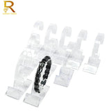 10pcs Clear Acrylic Watch Bracelet Bangle Display Stand Rack