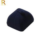 High-Grade Double Button Velvet Ring Box Jewelry Box