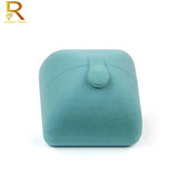 High-Grade Double Button Velvet Ring Box Jewelry Box
