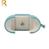 High-Grade Double Button Velvet Ring Box Jewelry Box