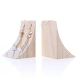 Bamboo Wood Earrings Display Stand Earring Holder