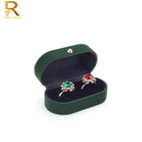 Velvet Trinket Box Ring Box Jewelry Organizer Double Rings Box