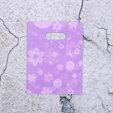 50Pcs/Lot Small Plastic Gift Bags 15X20cm Jewelry Packaging Bags With Handles