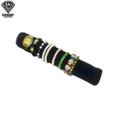 Gray Velvet Bracelet Display Holder for Jewelry